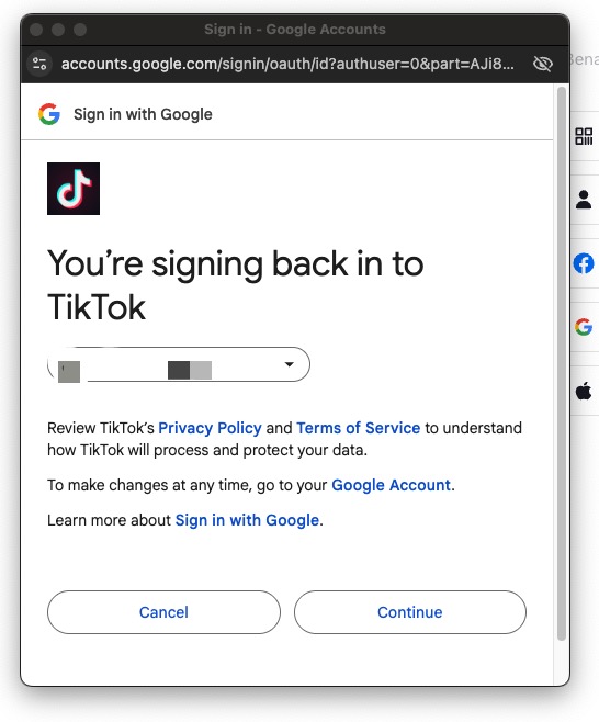 TikTok 授权步骤截图